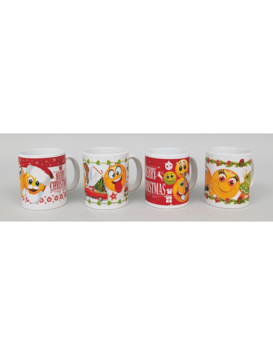 CERAMIC MUG 8x9.5cm SMILE DECORATION
