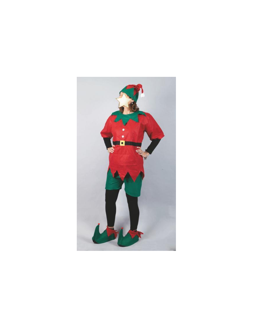 COSTUME ADULTO ELFO 5pezzi