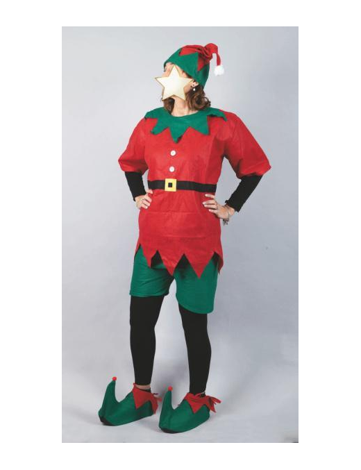 COSTUME ADULTO ELFO 5pezzi