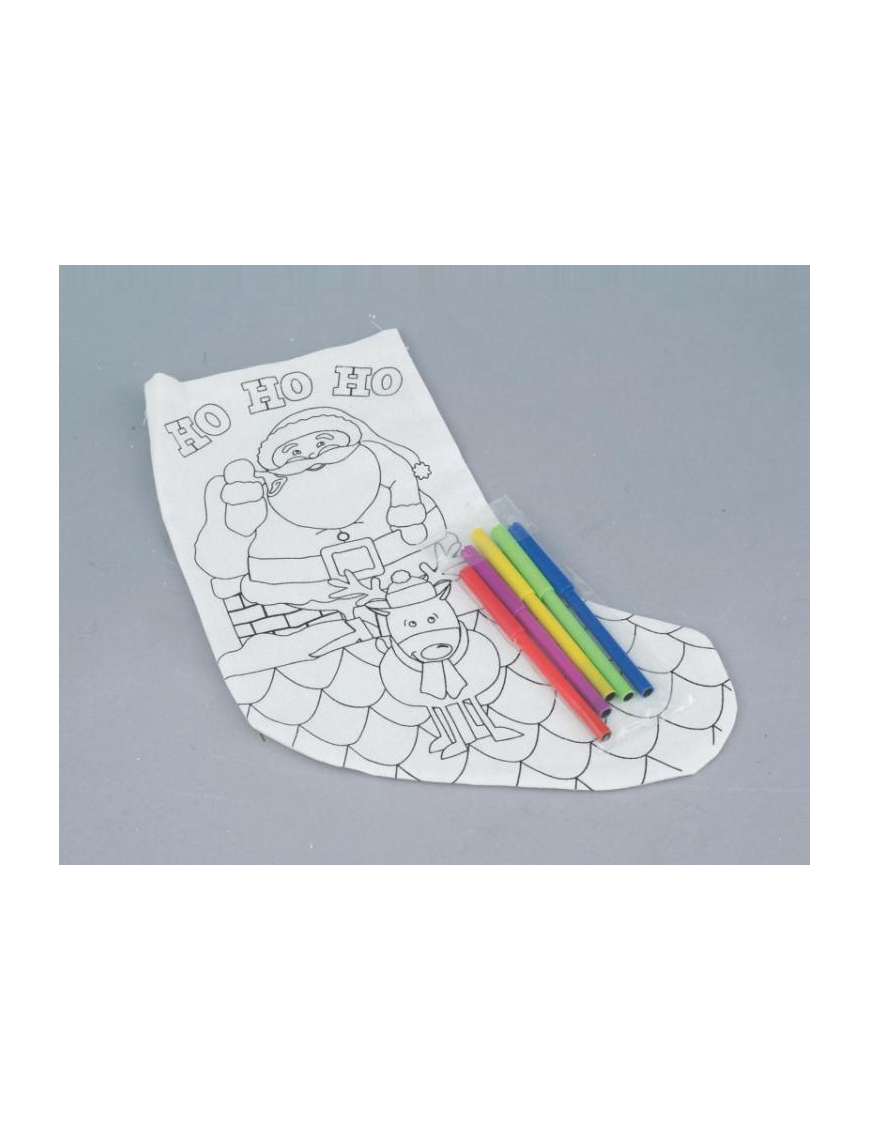 CANVAS SOCK 35cm TO BE DECORATED