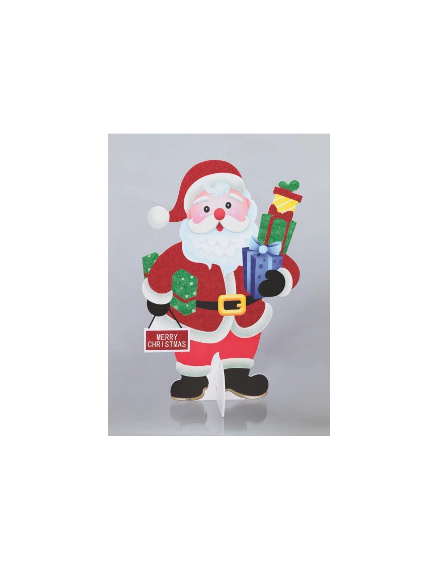BABBO NATALE  CON DONI 87cm