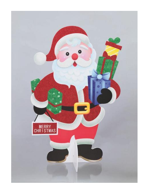 BABBO NATALE  CON DONI 87cm
