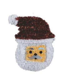 SANTA CLAUS WIRE HANGER 22cm