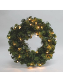 CROWN 40cm WITH 40 BATTERY POWERED LIGHTS