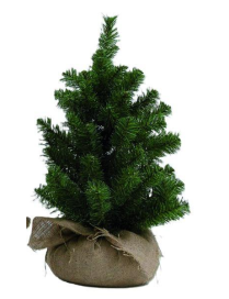 GREEN TREE 60cm JUTE BASE