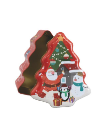 TREE SHAPE TIN BOX 18cm