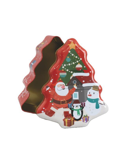 TREE SHAPE TIN BOX 18cm