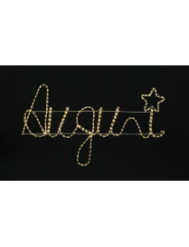 CLASSIC LED GREETINGS WRITING 110x40cm 90 LIGHTS