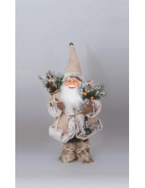 BROWN SANTA CLAUS 40cm