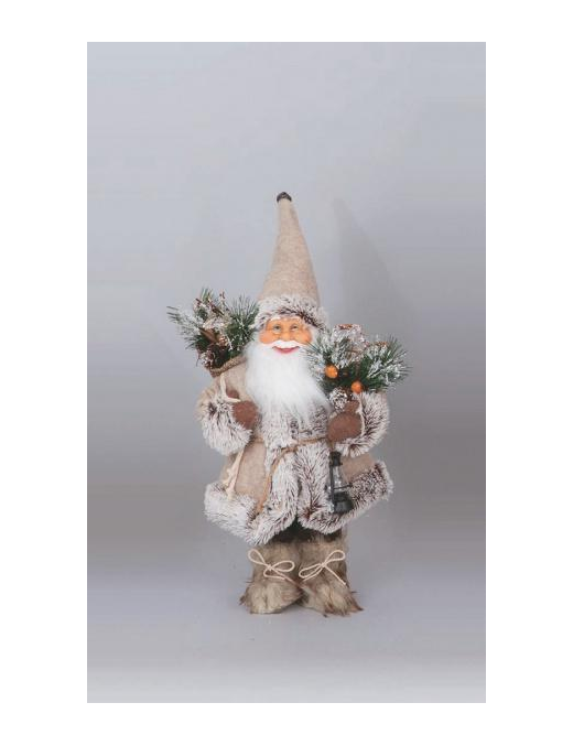 BROWN SANTA CLAUS 40cm
