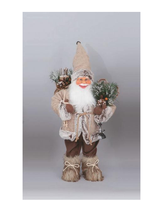 BABBO NATALE MARRONE 60cm