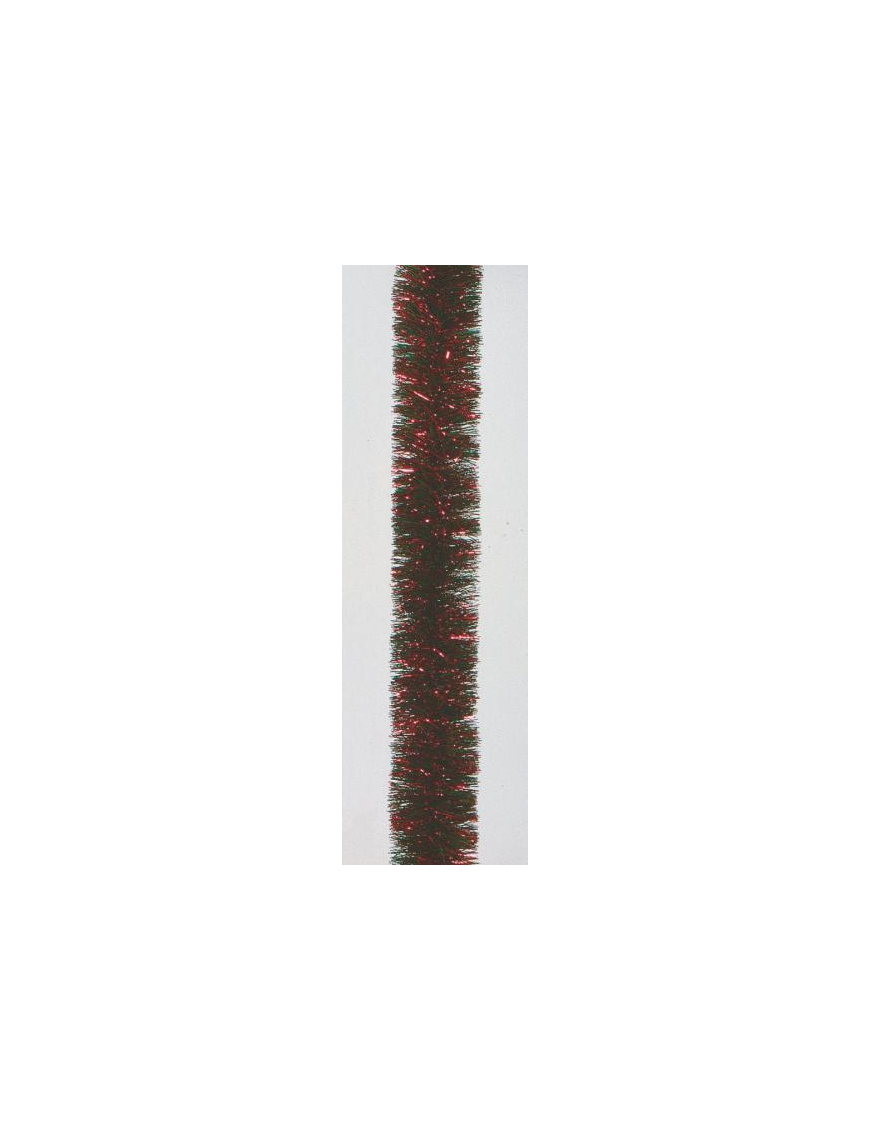 GREEN GARLAND mm 80x2.7m RED THREADS