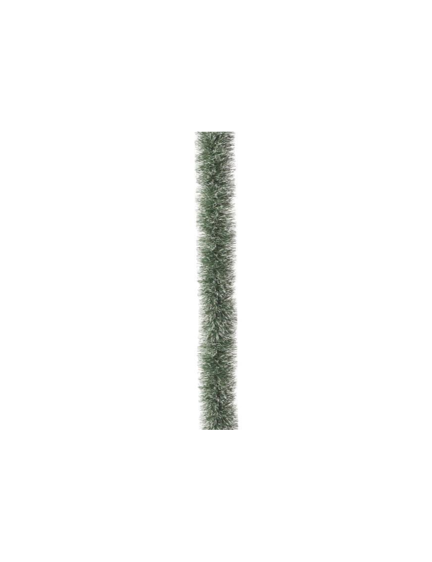 GREEN GARLAND mm150x2,7m WITH WHITE TIPS