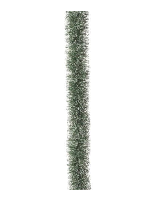 GHIRLANDA VERDE mm150x2,7mt CON PUNTE BIANCHE