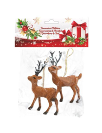 PVC HANGER DEER 13cm 2 pieces