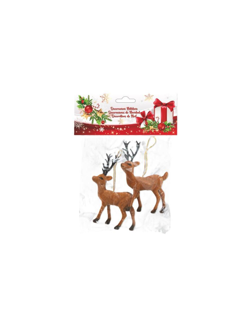 APPENDINO PVC CERBIATTO 13cm 2pezzi