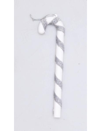 BASTONCINO GLITTER ARGENTO 17cm