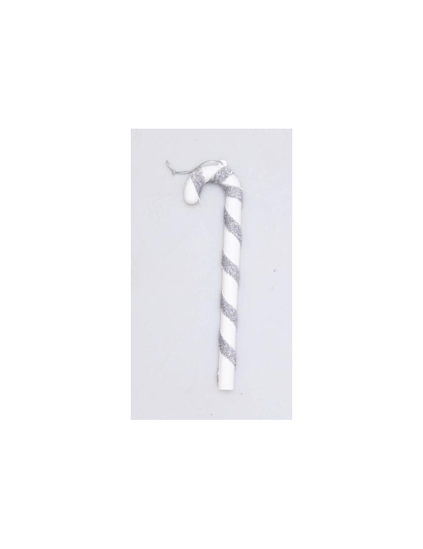 BASTONCINO GLITTER ARGENTO 17cm