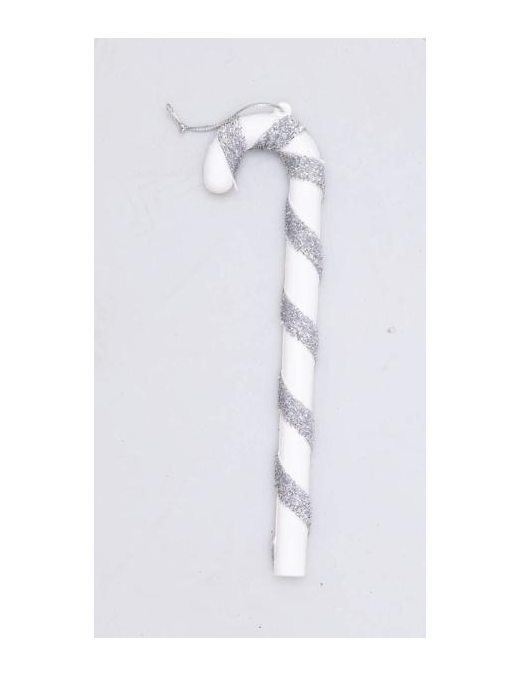 BASTONCINO GLITTER ARGENTO 17cm