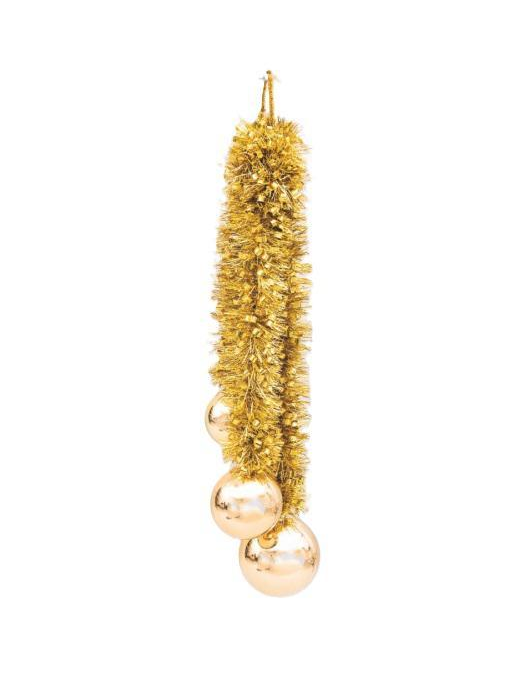 PENDENTE FILO ORO CON 4 SFERE 80cm