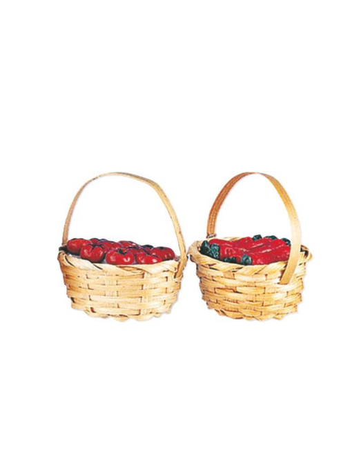 ACCESSORI PRESEPE CESTINO CON FRUTTA 4,5x6cm