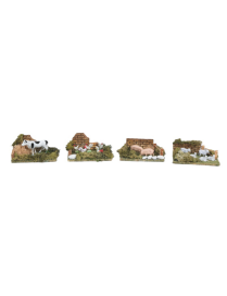 NATIVITY SCENE 9x15cm WITH ANIMALS