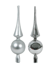 PUNTALE METALLIZZATO O OPACO ARGENTO 30cm