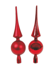 PUNTALE METALLIZZATO O OPACO ROSSO 30cm