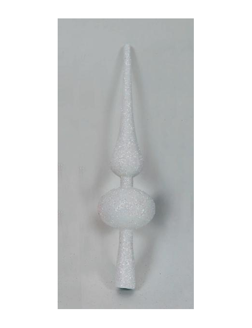 PUNTALE GLITTER BIANCO 24cm