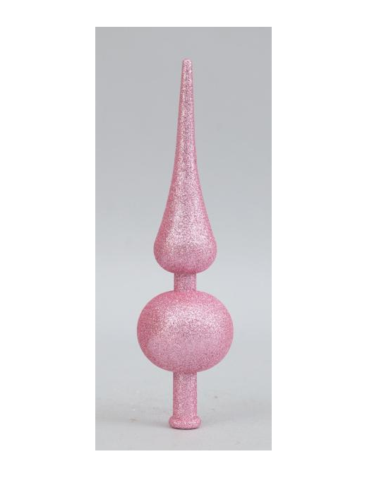 PUNTALE GLITTER ROSA 24cm