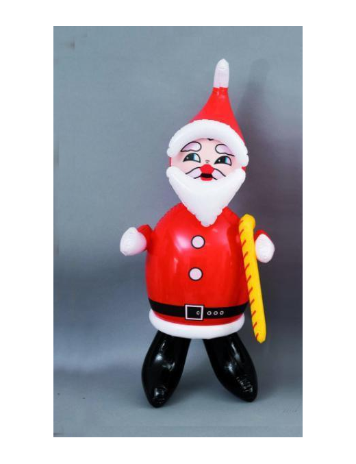 BABBO NATALE  GONFIABILE  ROSSO 60cm