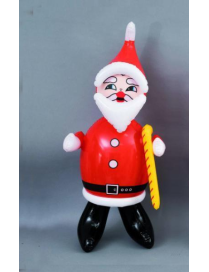 BABBO NATALE  GONFIABILE  ROSSO 100cm