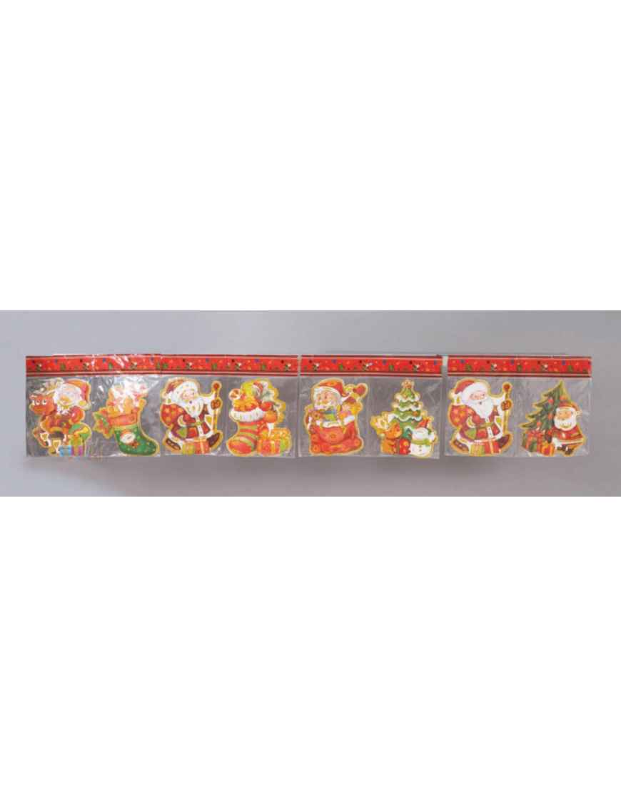 ASSORTED SUBJECTS WINDOW STICKER 16x18cm 2 pieces