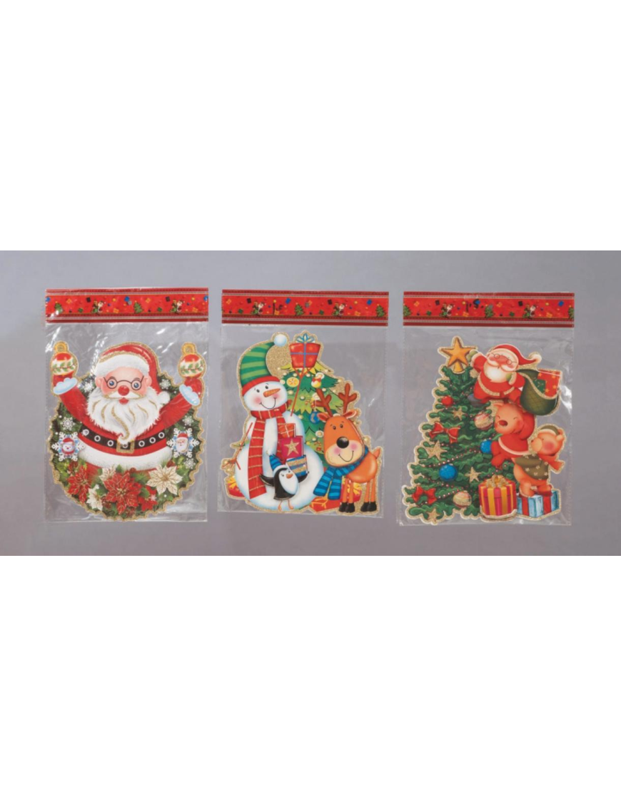 ASSORTED SUBJECTS WINDOW STICKER 24x27cm