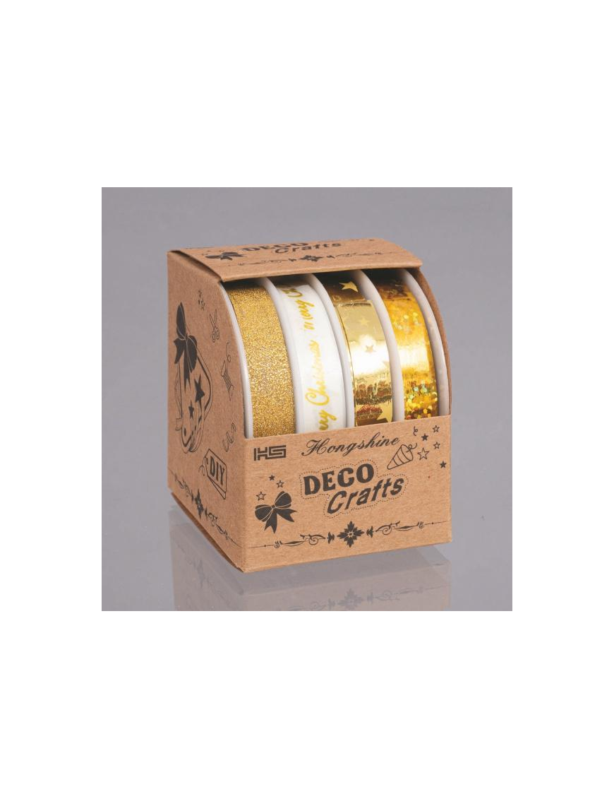 NASTRI ORO mm10x3mt 4pezzi