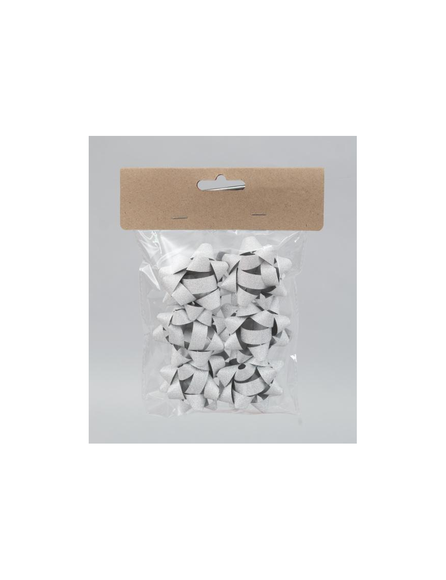 COCCARDE ARGENTO 6cm 6pezzi