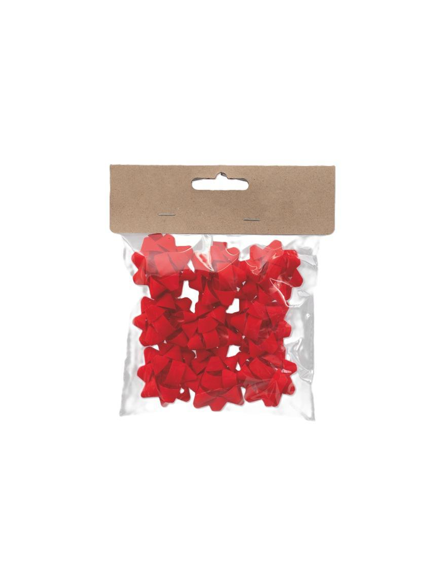 COCCARDE VELLUTO ROSSO 5cm 9pezzi