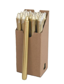 CANDLE 1,5x25cm GOLD