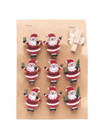 WOODEN PACKAGE CLOSURE PEGS 9 pieces 4cm