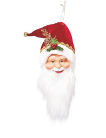 40cm Polyester Santa Claus Head