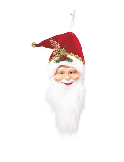 40cm Polyester Santa Claus Head