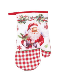 SANTA LINE OVEN GLOVE 19x27