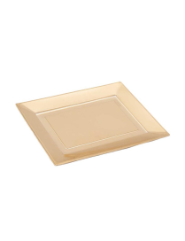 LINEA PLASTICA  ORO VASSOIO RETTANGOLARE 38x28cm