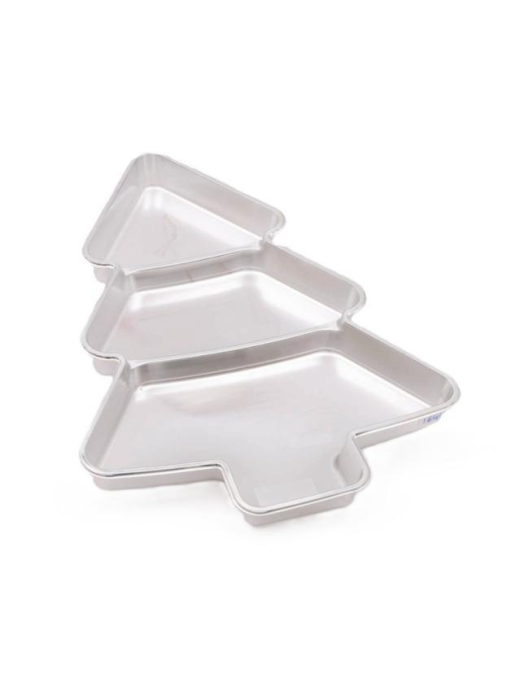 LINEA PLASTICA  ARGENTO VASSOIO ALBERO 40x29cm