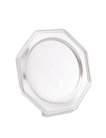 LINEA PLASTICA  ARGENTO VASSOIO OTTAGONALE 30cm