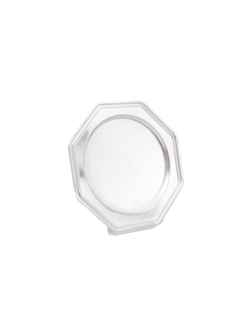 LINEA PLASTICA  ARGENTO VASSOIO OTTAGONALE 30cm