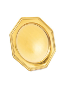 LINEA PLASTICA  ORO VASSOIO OTTAGONALE 30cm