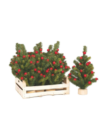 ALBERELLO PVC VERDE 50cm CON BACCHE