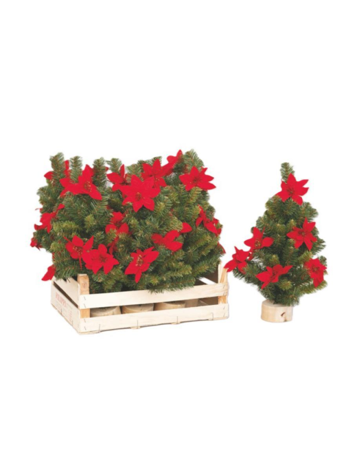 50cm Green PVC Tree with Christmas Stars