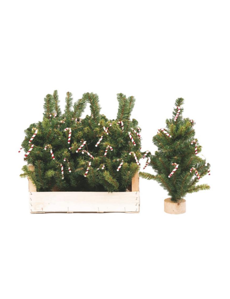 50cm Green PVC Tree with Sticks
